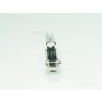 Niederholer Block Mit V Klemme 6mm 1 Rolle + BÜgel Gleitlager